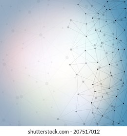 Abstract multicolored defocused lights background vector illustration, background for communication