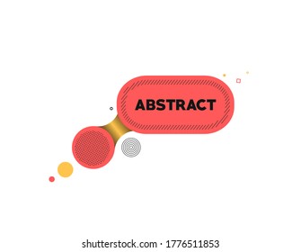 Resumen de diseño multicolor con el espacio del texto. ilustración vectorial.
