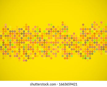 Abstract multicolored dot background. Vector illustration