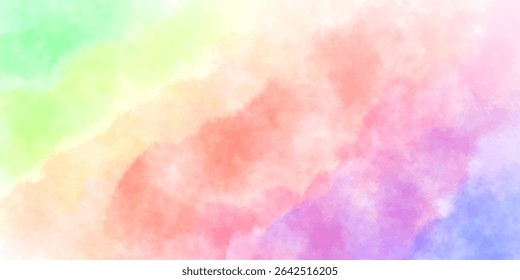 Abstract multicolored dust splash on white background. Bizarre form of colorful powder explosion on white background.
