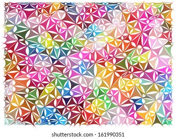 Abstract multicolored floral vector design.
