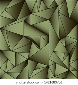abstract multicolored geometric pattern consisting of many triangles