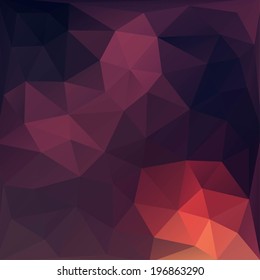 Abstract multicolored  geometrical  pattern made of triangles, vector illustration. Background for posters, websites, mobile apps