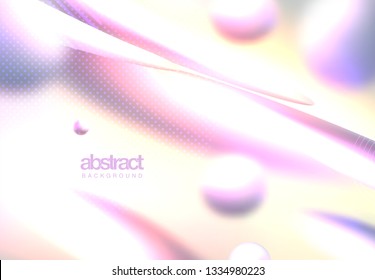 Abstract multicolored holographic 3D background with figures and shapes for web sites, packaging, poster, billboard, advertisement, cover, brochure, collage, wallpaper, presentation