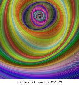 Abstract multicolored hypnotic fractal background from elliptical curves