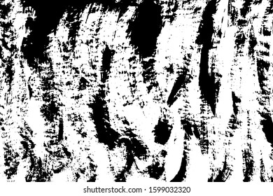 Abstract multicolored image, made with a brush.