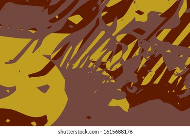 Abstract multicolored image, made with a brush.