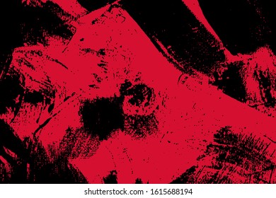Abstract multicolored image, made with a brush.