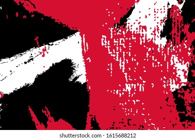 Abstract multicolored image, made with a brush.