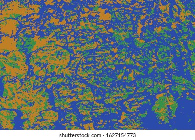 Abstract multicolored image, made with a brush.