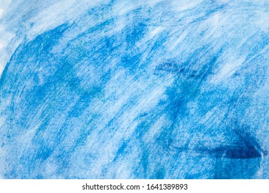 Abstract multicolored image, made with a brush.