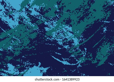 Abstract multicolored image, made with a brush.