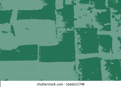 Abstract multicolored image, made with a brush and paints. You can use it as an interesting background or on your banner. Handmade dirty shabby smears of blue colour. Eps vector illustration.