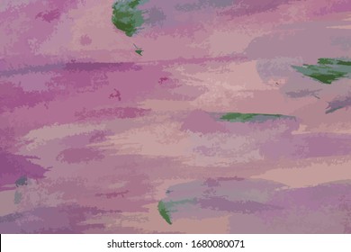 Abstract multicolored image, made with a brush and paints. You can use it as an interesting background or on your banner. Handmade dirty shabby smears of blue colour. Eps vector illustration.