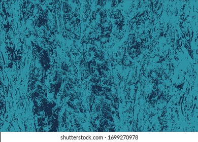 Abstract multicolored image, made with a brush and paints. You can use it as an interesting background or on your banner. Handmade dirty shabby smears of blue colour. Eps vector illustration.