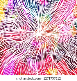 Abstract multicolored lines background. Vector