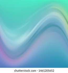 Abstract multicolored liquid horizontal wave. Idea for your design.