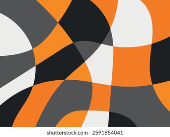 Abstract multicolored organic mosaic design background. Colorful vector illustration backdrop.