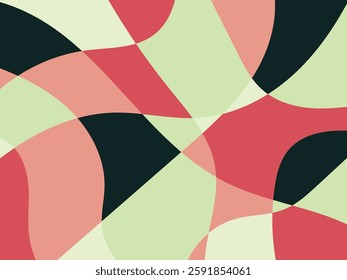 Abstract multicolored organic mosaic design background. Colorful vector illustration backdrop.