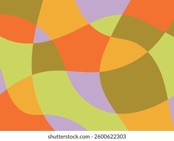 Abstract multicolored organic mosaic design background. Colorful vector illustration backdrop.