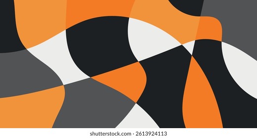 Abstract multicolored organic mosaic design background. Colorful vector illustration backdrop.