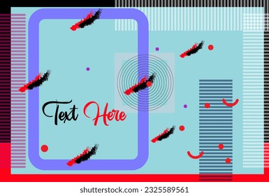 Abstract multicolored paper minimalism background. Geometric shapes and lines composition with copy space 