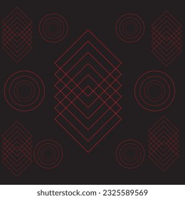 Resumen de fondo de minimalismo de papel multicolor. Formas geométricas y composición de líneas con espacio de copia 