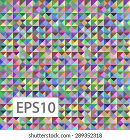 Abstract multicolored patchwork background. Vector illustration.