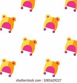 Abstract multicolored pattern with baby background for fabric, textiles, clothing, wallpaper, wrapping paper, backpack, socks, bedding.