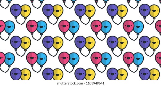 Abstract multicolored pattern with balloon background for fabric, textiles, clothing, wallpaper, wrapping paper, backpack, socks, bedding