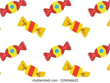 Abstract multicolored pattern with Candy background for fabric, textiles, clothing, wallpaper, wrapping paper, backpack, socks, bedding