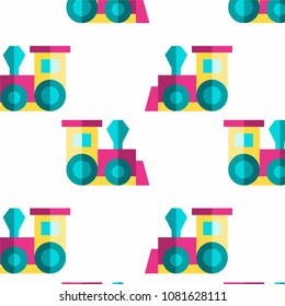 Abstract multicolored pattern with car background for fabric, textiles, clothing, wallpaper, wrapping paper, backpack, socks, bedding.