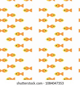Abstract multicolored pattern with fish,sea background for fabric, textiles, clothing, wallpaper, wrapping paper, backpack, socks, bedding.

