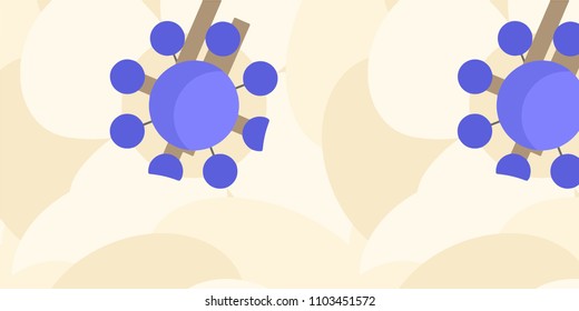 Abstract multicolored pattern with flower background for fabric, textiles, clothing, wallpaper, wrapping paper, backpack, socks, bedding