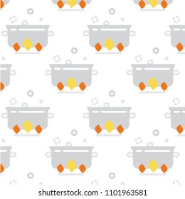 Abstract multicolored pattern with food  Boiler background for fabric, textiles, clothing, wallpaper, wrapping paper, backpack, socks, bedding