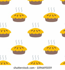 Abstract multicolored pattern with food Cakes background for fabric, textiles, clothing, wallpaper, wrapping paper, backpack, socks, bedding.