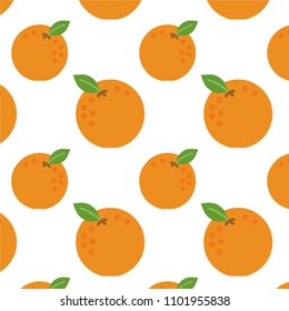 Abstract multicolored pattern with food  Orange background for fabric, textiles, clothing, wallpaper, wrapping paper, backpack, socks, bedding