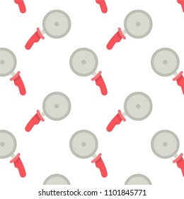Abstract multicolored pattern with food Pizza cutter background for fabric, textiles, clothing, wallpaper, wrapping paper, backpack, socks, bedding