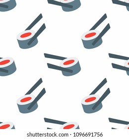 Abstract multicolored pattern with food shusi background for fabric, textiles, clothing, wallpaper, wrapping paper, backpack, socks, bedding.