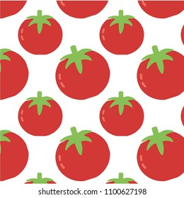 Abstract multicolored pattern with food tomato background for fabric, textiles, clothing, wallpaper, wrapping paper, backpack, socks, bedding.