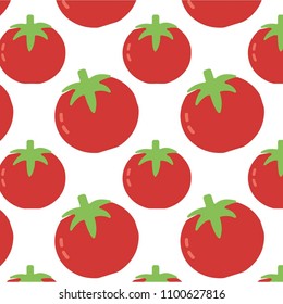Abstract multicolored pattern with food tomato background for fabric, textiles, clothing, wallpaper, wrapping paper, backpack, socks, bedding.