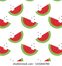 Abstract multicolored pattern with food watermelon background for fabric, textiles, clothing, wallpaper, wrapping paper, backpack, socks, bedding