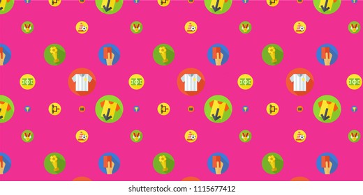 Abstract multicolored pattern with football,sport background for fabric, textiles, clothing, wallpaper, wrapping paper, backpack, socks, bedding.
