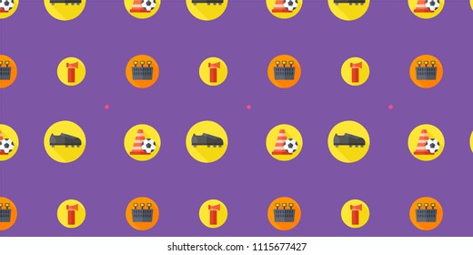 Abstract multicolored pattern with football,sport background for fabric, textiles, clothing, wallpaper, wrapping paper, backpack, socks, bedding.