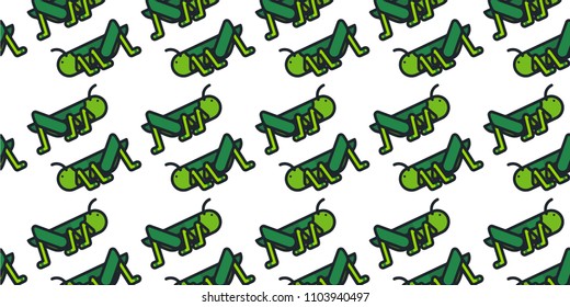 Abstract multicolored pattern with grasshopper background for fabric, textiles, clothing, wallpaper, wrapping paper, backpack, socks, bedding