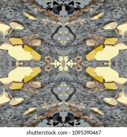 Abstract multicolored pattern. Image for packaging, tiles, wallpaper, textile. Modern watercolor decor