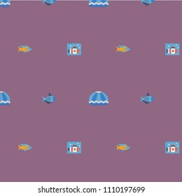 Abstract multicolored pattern with sea,fish background for fabric, textiles, clothing, wallpaper, wrapping paper, backpack, socks, bedding