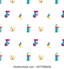 Abstract multicolored pattern with sock
,moon background for fabric, textiles, clothing, wallpaper, wrapping paper, backpack, socks, bedding.