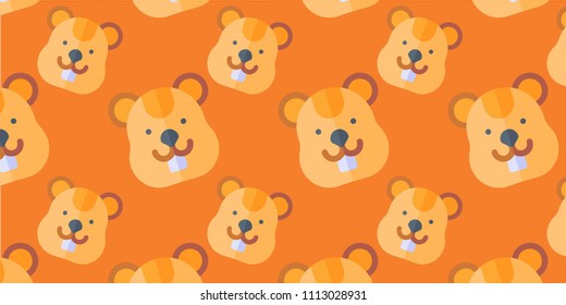 Abstract multicolored pattern with squirrel background for fabric, textiles, clothing, wallpaper, wrapping paper, backpack, socks, bedding.