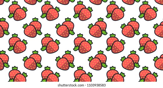 Abstract multicolored pattern with Strawberry background for fabric, textiles, clothing, wallpaper, wrapping paper, backpack, socks, bedding